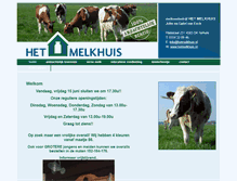 Tablet Screenshot of hetmelkhuis.nl